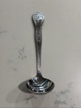Spoonful of Comfort Ornate Stainless Steel Serving Ladle vintage